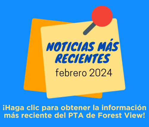 a photo of a sticky note that reads "Noticias mas recientes, febrero 2024"