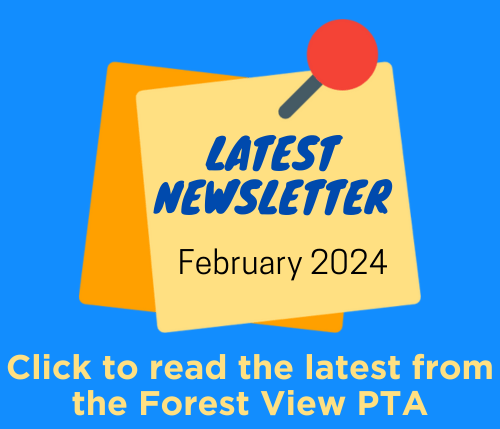 an image of a sticky note that states, "Latest Newsletter, February 2024"