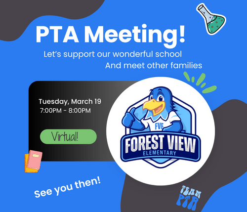 PTA Meeting | Reunión de la PTA
